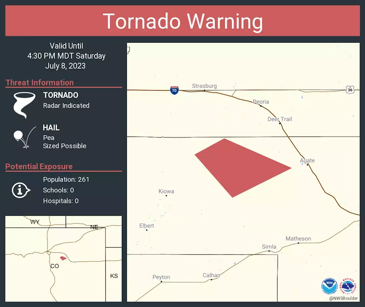 Severe storms move across Front Range, plains Saturday afternoon; watch in effect