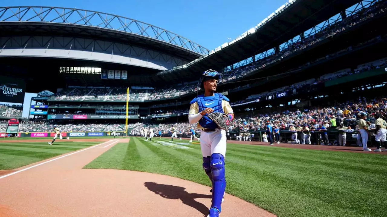 Jonatan Clase diving catch top moment for Mariners prospects in Futures Game