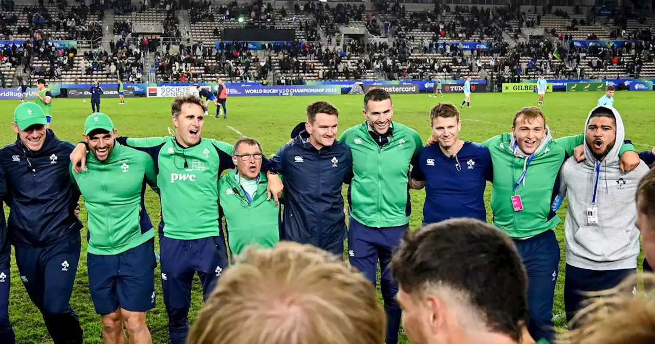 ‘We will be going back with something for Jack’ - Ireland to meet France in U20 decider