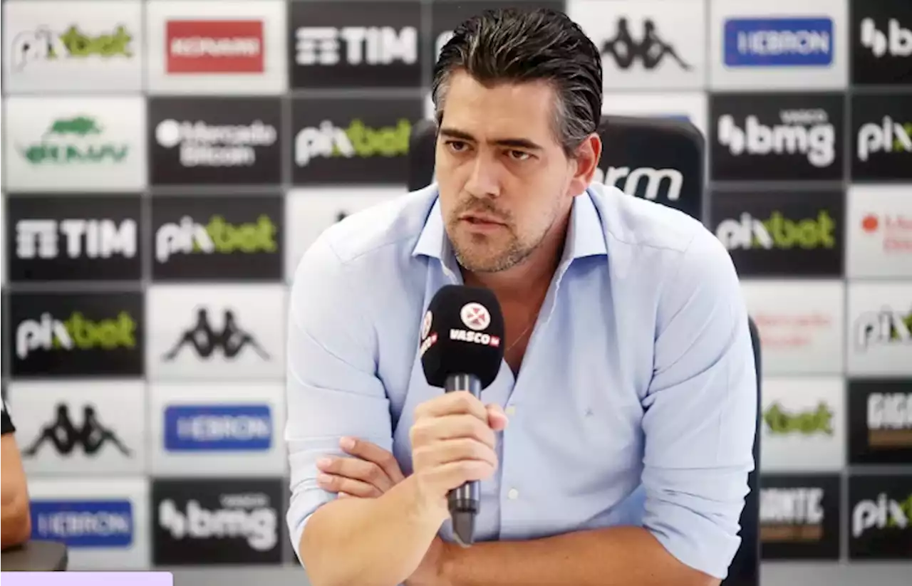 Paulo Bracks diz que Vasco terá novo técnico na próxima semana: 'Envergonhados'