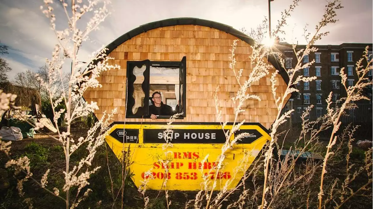 This 28-year old turned a dumpster into the ultimate tiny home