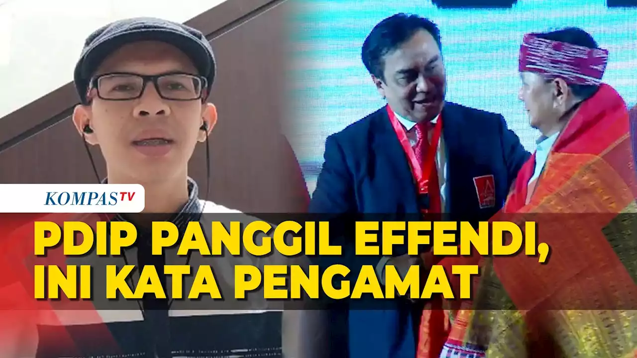 Pendapat Pengamat Terkait PDIP Panggil Effendi Simbolon Usai Ketemu Prabowo