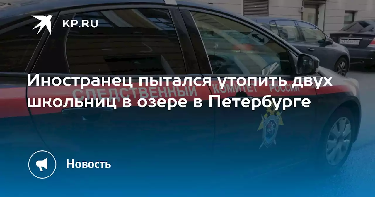 Иностранец пытался утопить двух школьниц в озере в Петербурге