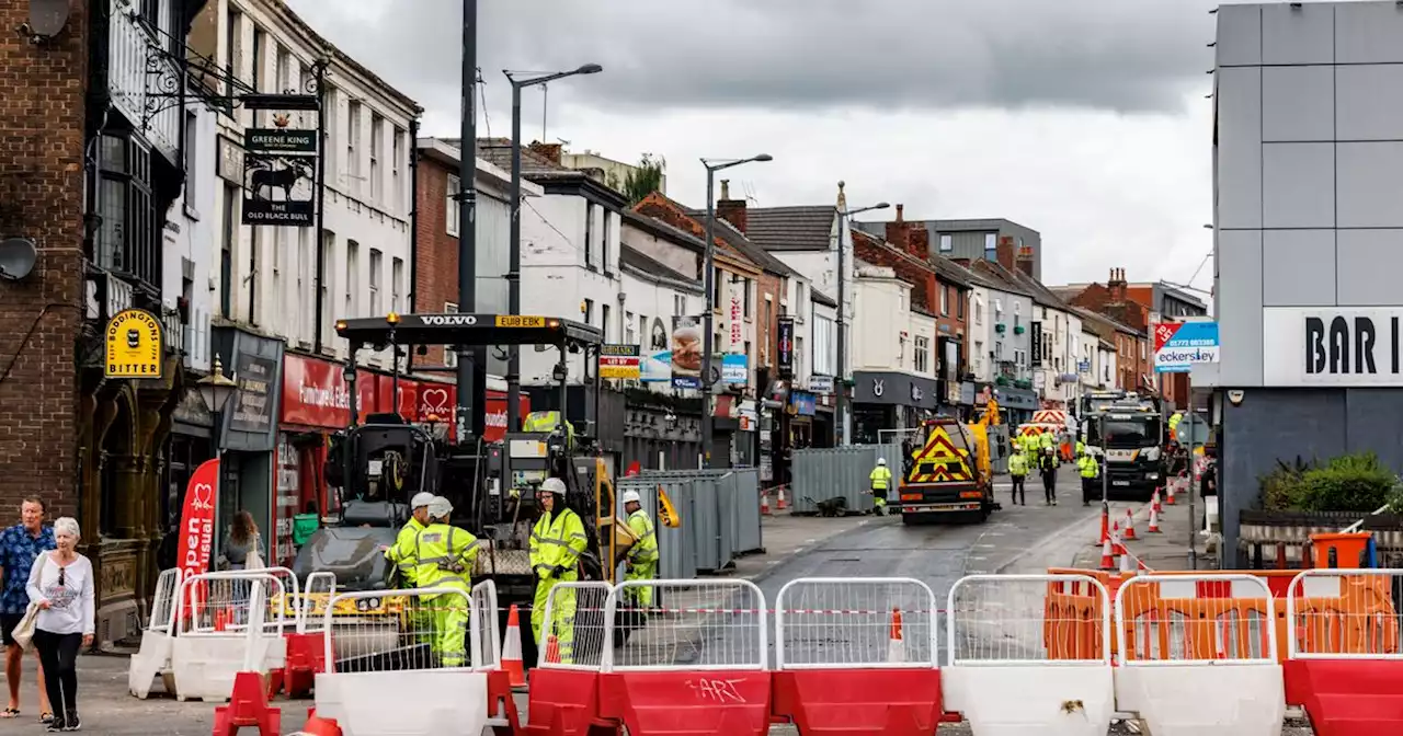 Despair for Preston businesses as iconic Friargate remains a dug up worksite