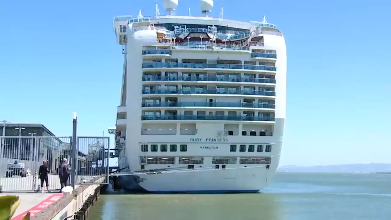 Cruise ship that hit San Francisco dock cleared to sail, Coast Guard says