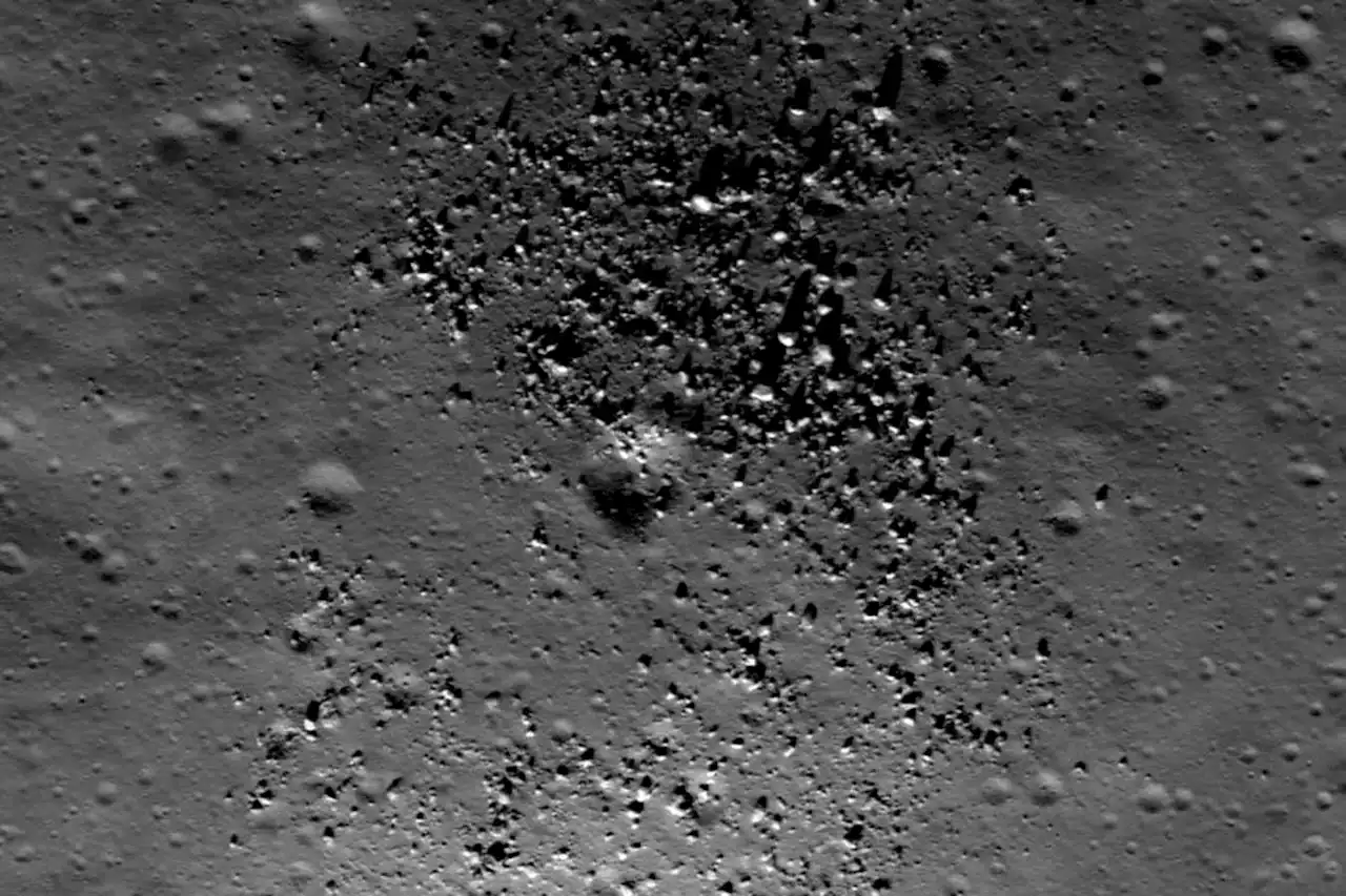 There’s a huge radioactive slab of volcanic granite buried on the moon