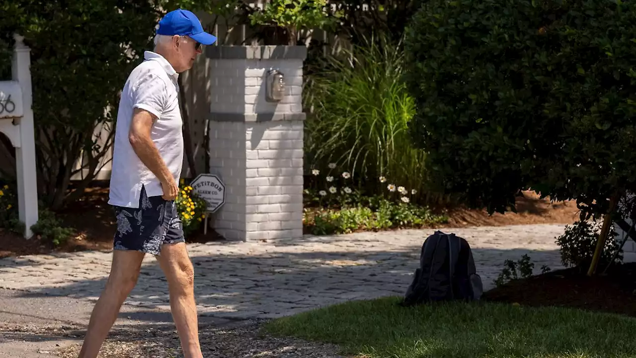 Joe Biden chillt am Strand