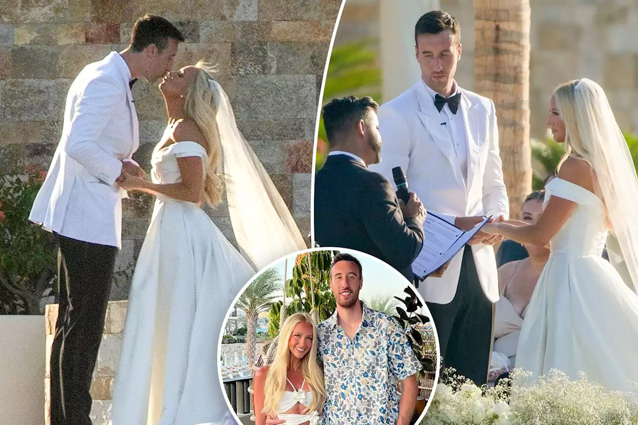 Ashley Brewer marries Frank Kaminsky in Mexico one week after ESPN layoff