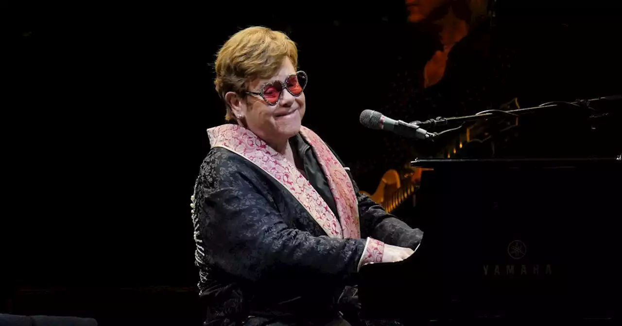 Elton John issues emotional message to fans during last show