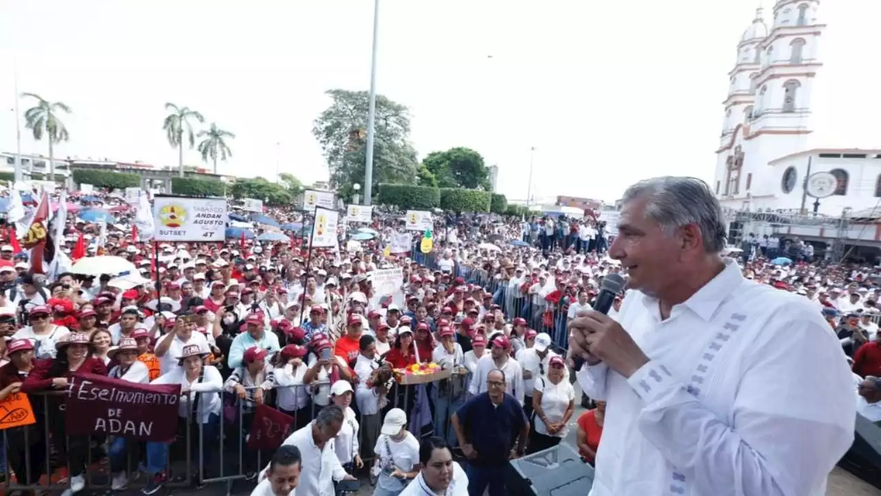 Adán Augusto: “López Obrador, mi amigo, mi hermano, mi maestro”