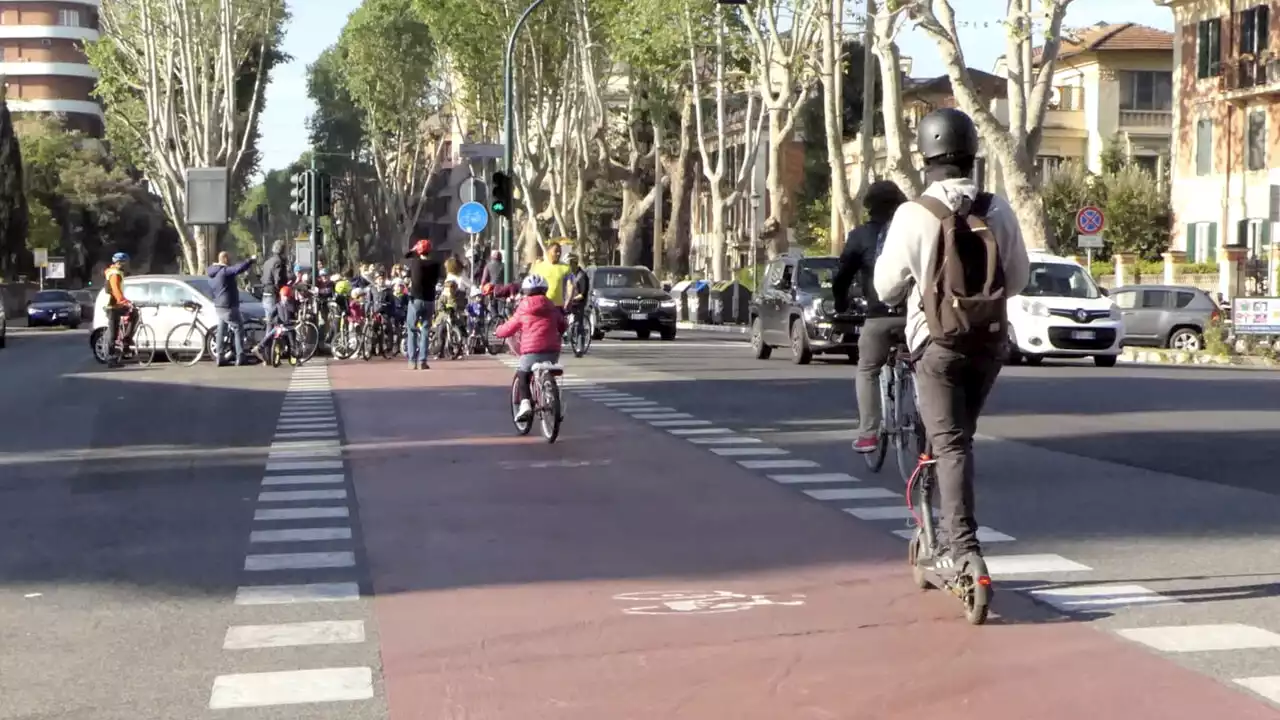 La “storica” ciclabile Angelico: quando a Roma si va a scuola in bicicletta