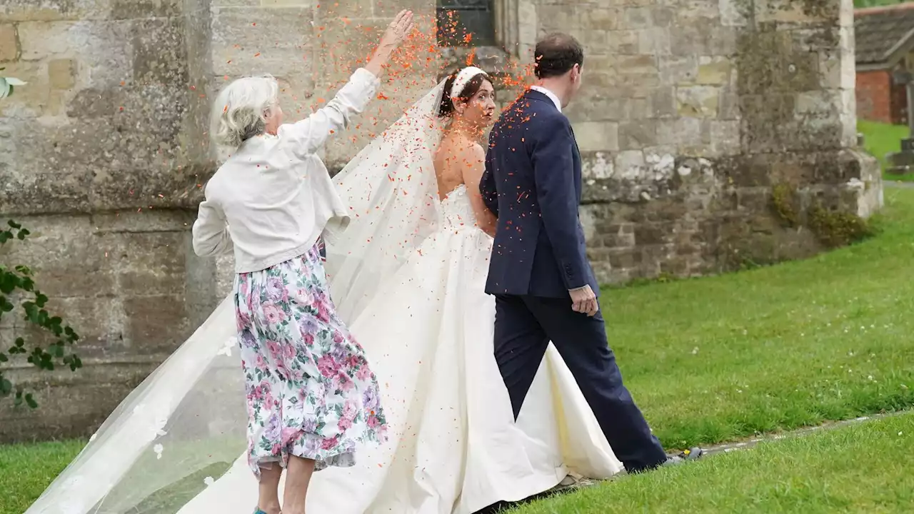 Mystery over woman who threw confetti at George Osborne's wedding