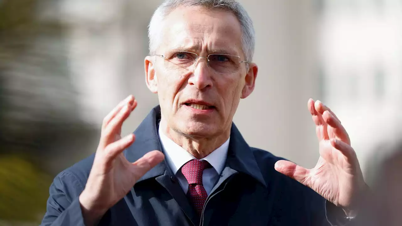 NATO head 'absolutely' confident allies will agree on formal wording about Ukraine's alliance membership