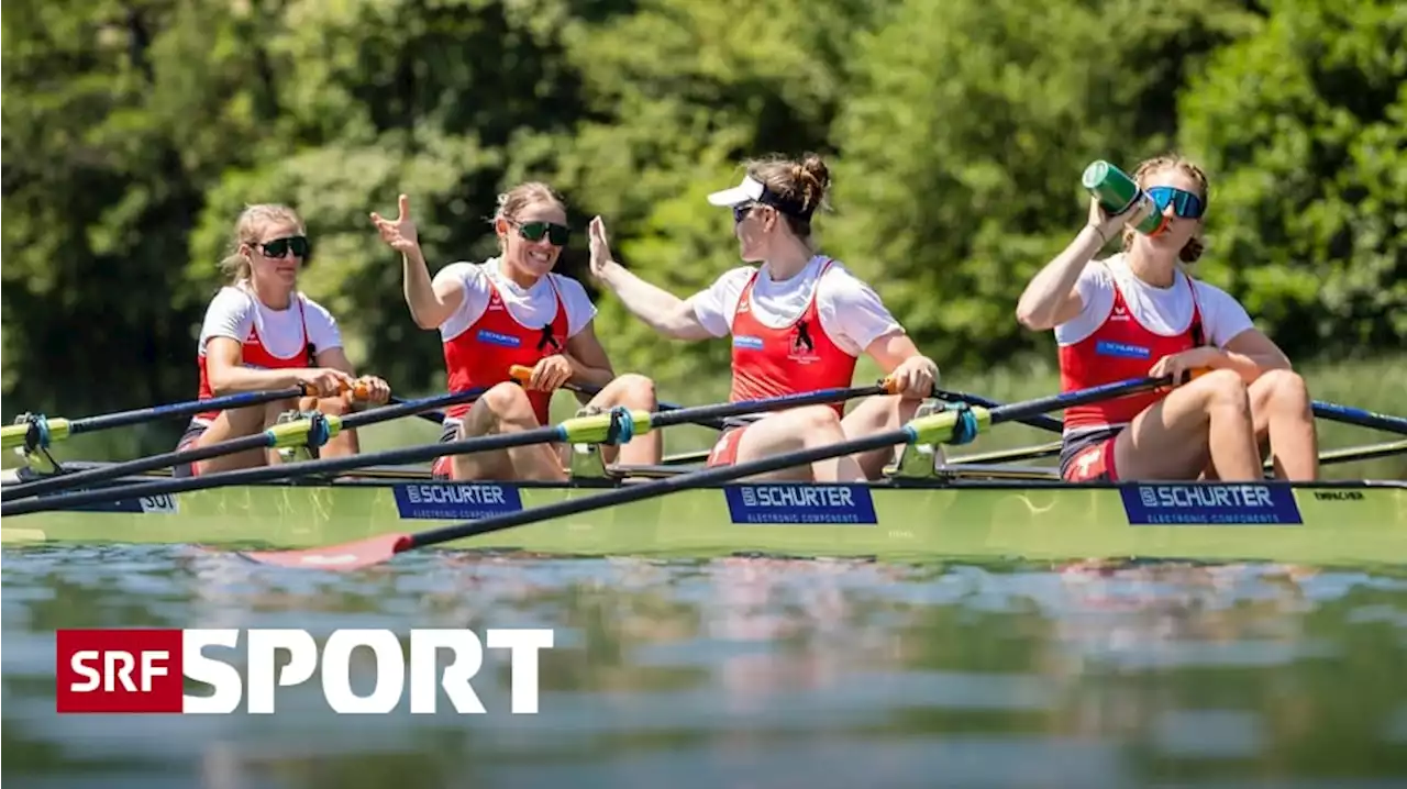 Rudern auf dem Rotsee - Dreimal Bronze für Schweizer Boote vor Heimpublikum