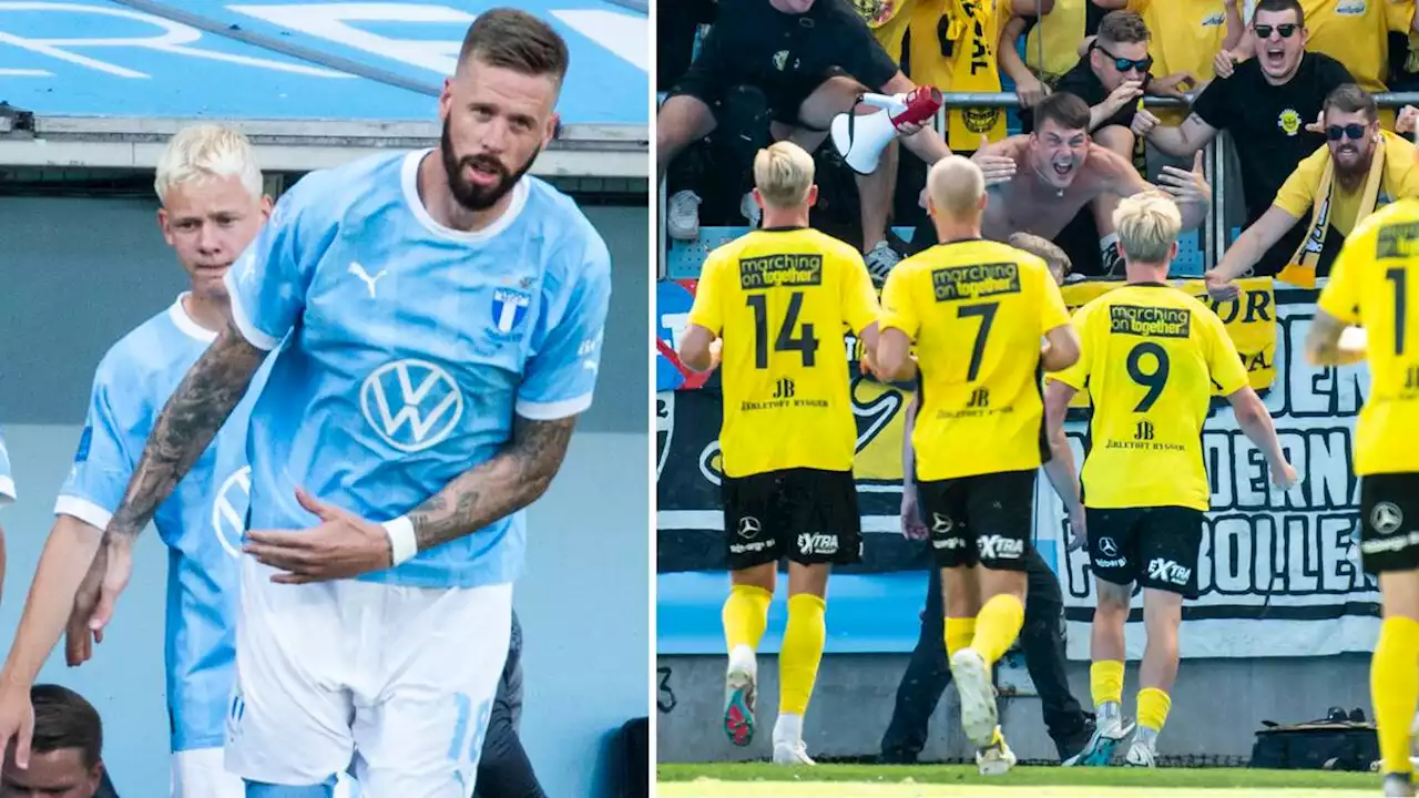 Fotboll: Mjällby vann mot Malmö FF i Pontus Janssons återkomst