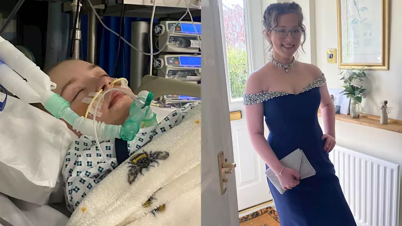 Miracle Sleaford girl who nearly died from sepsis attends prom with a smile