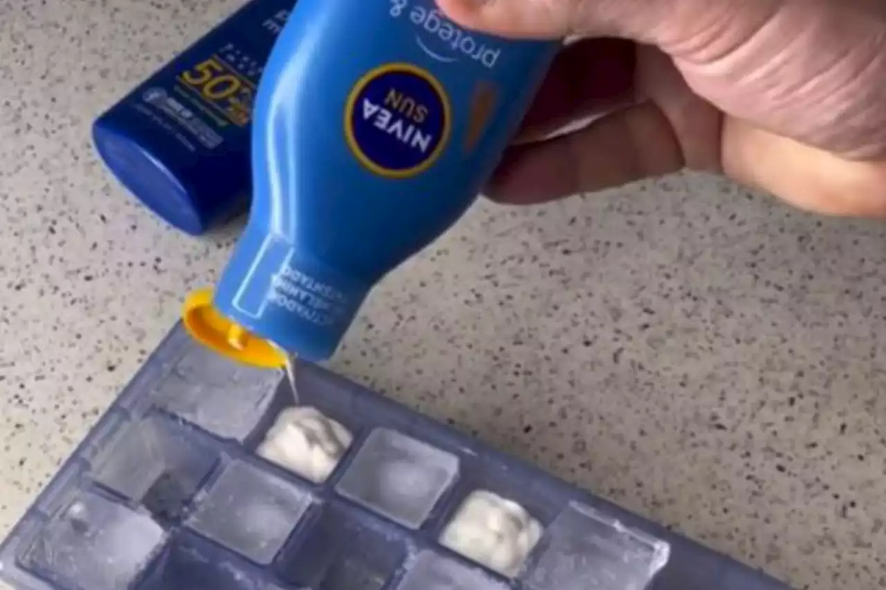 Man reveals very unusual suncream hack - and not everyone is convinced