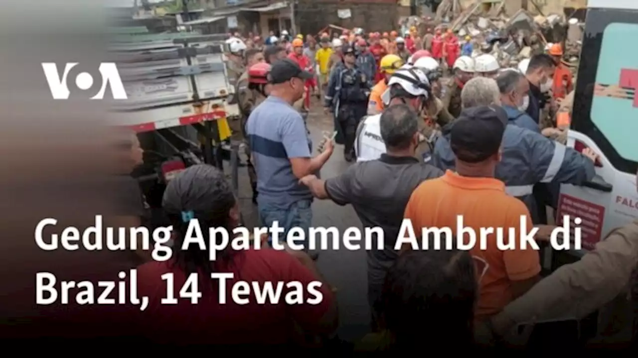 Gedung Apartemen Ambruk di Brazil, 14 Tewas