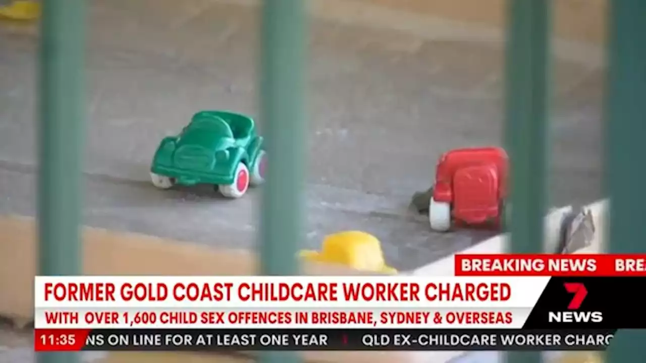 Australian childcare worker charged with 1623 abuse offences