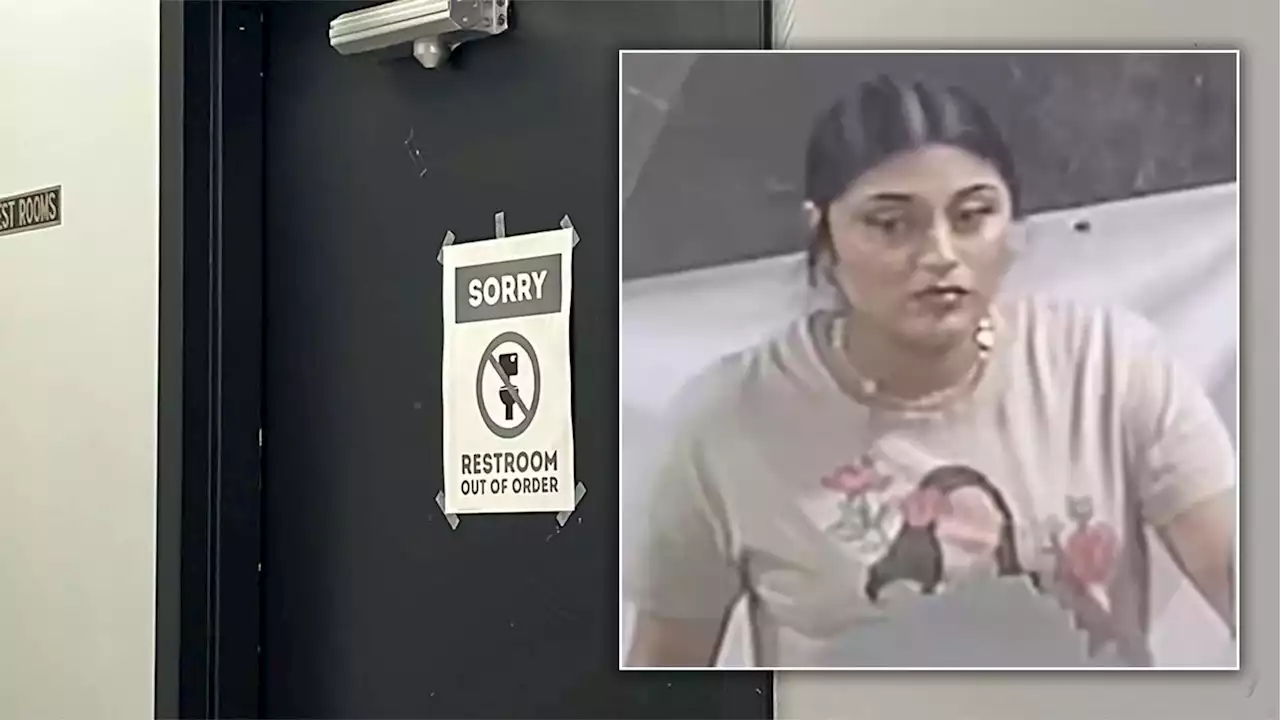 Video shows mom leaving gas station after birthing baby who was found dead in restroom, HPD says