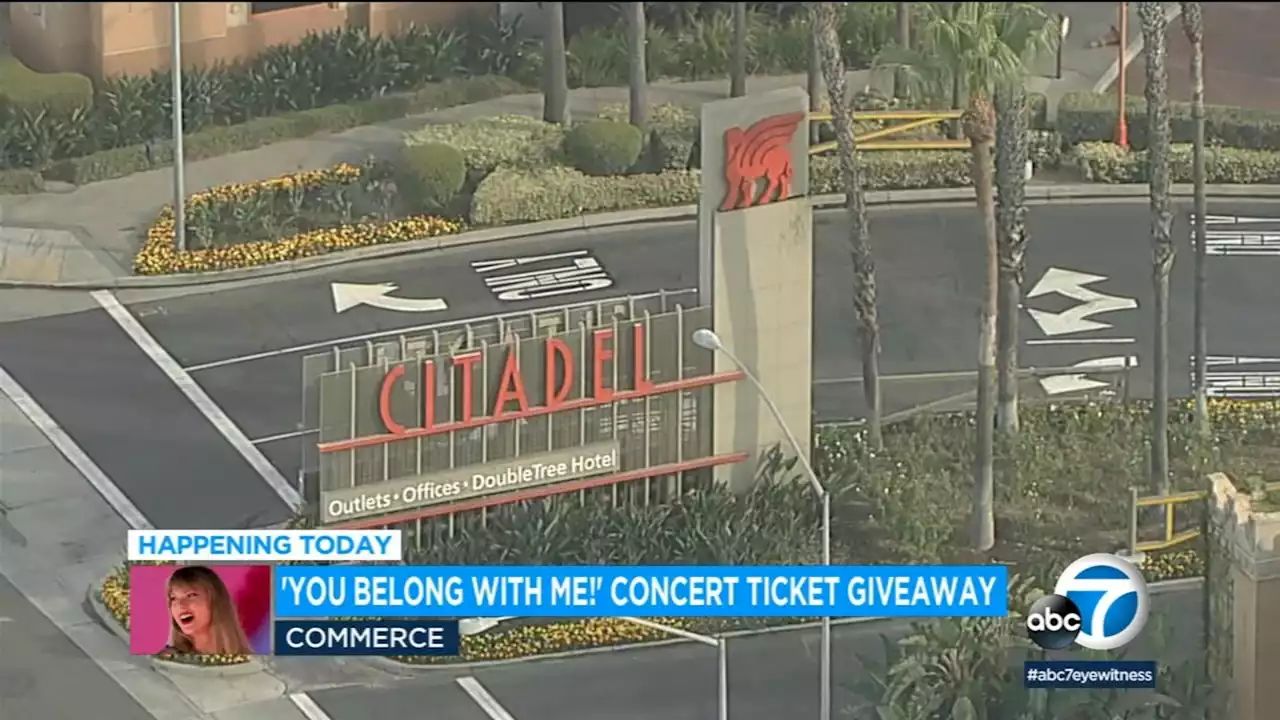 Citadel Outlets offering 2 free tickets to Taylor Swift 'Eras' tour at SoFi Stadium