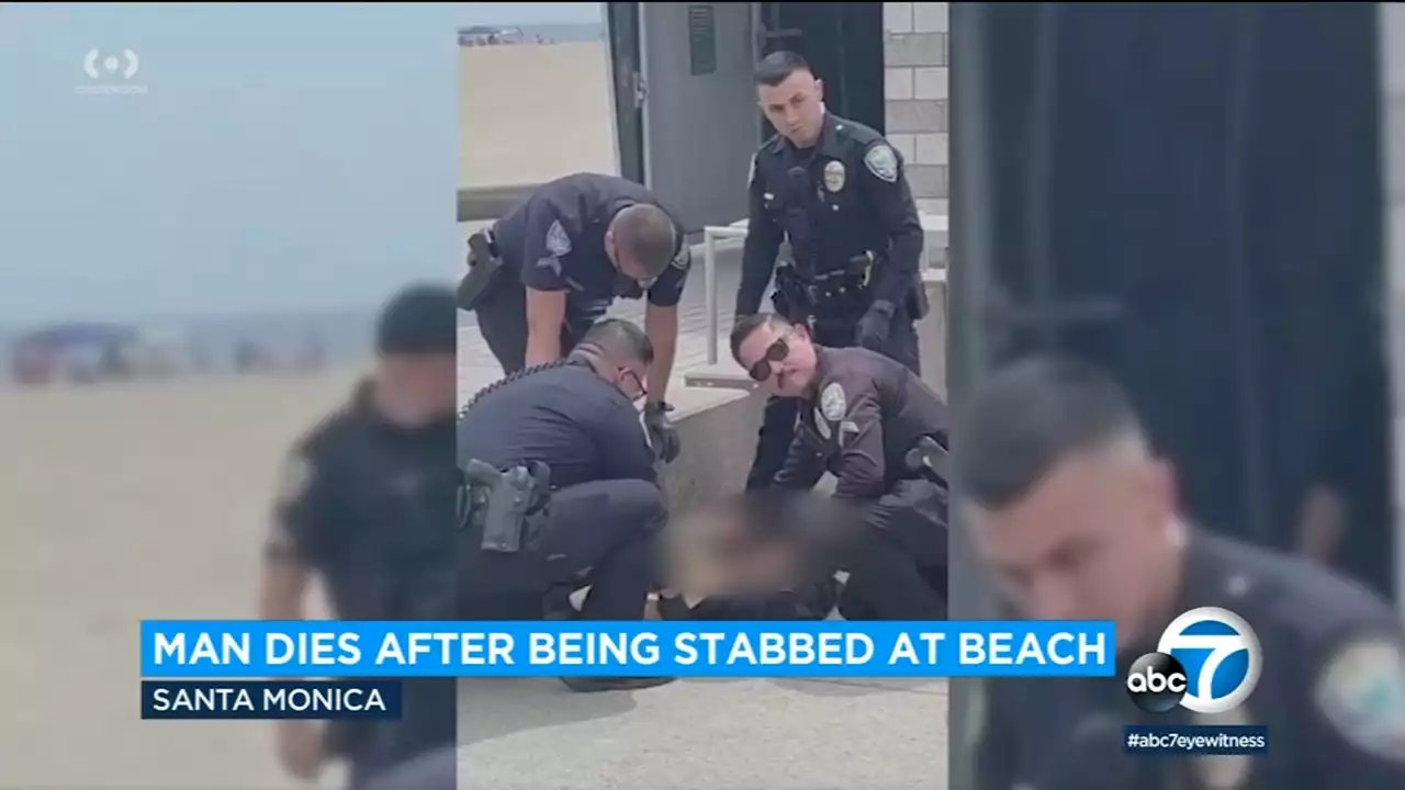 Victim dies after being stabbed in chest outside public restroom at Santa Monica Beach