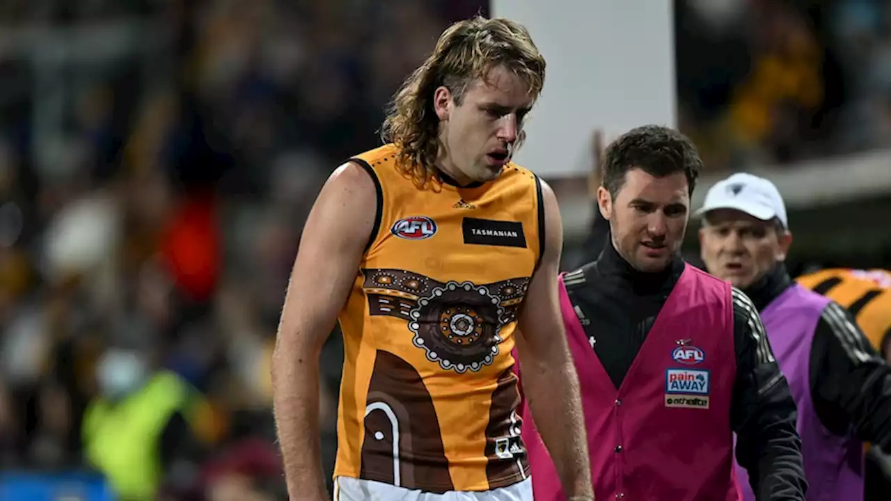 Hawk ruckman forced to retire from AFL due to concussion, as more Port claims emerge