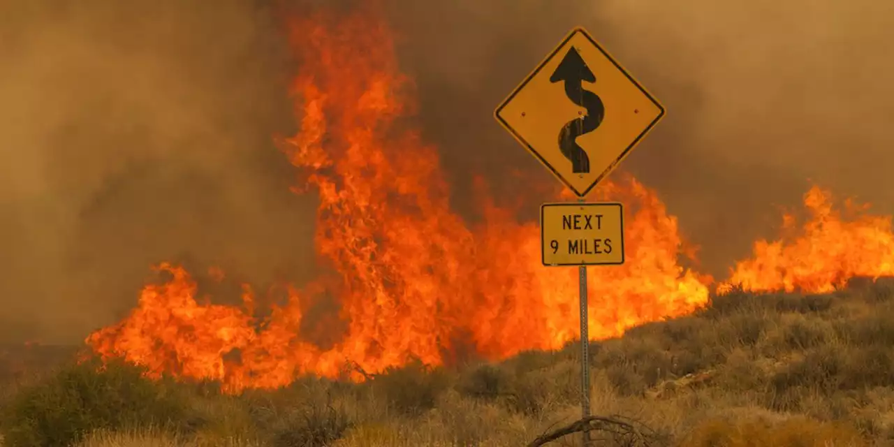 Firefighters contain a quarter of massive California-Nevada wildfire