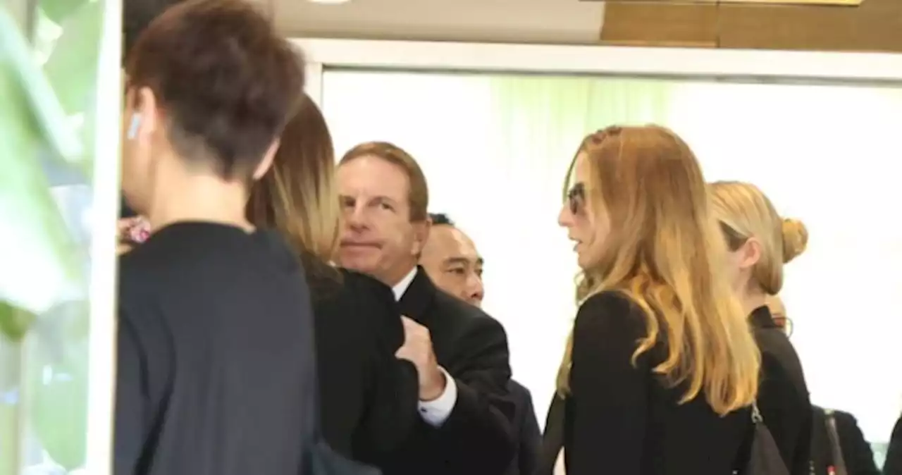 Coco Lee's estranged husband Bruce Rockowitz attends memorial service with daughters