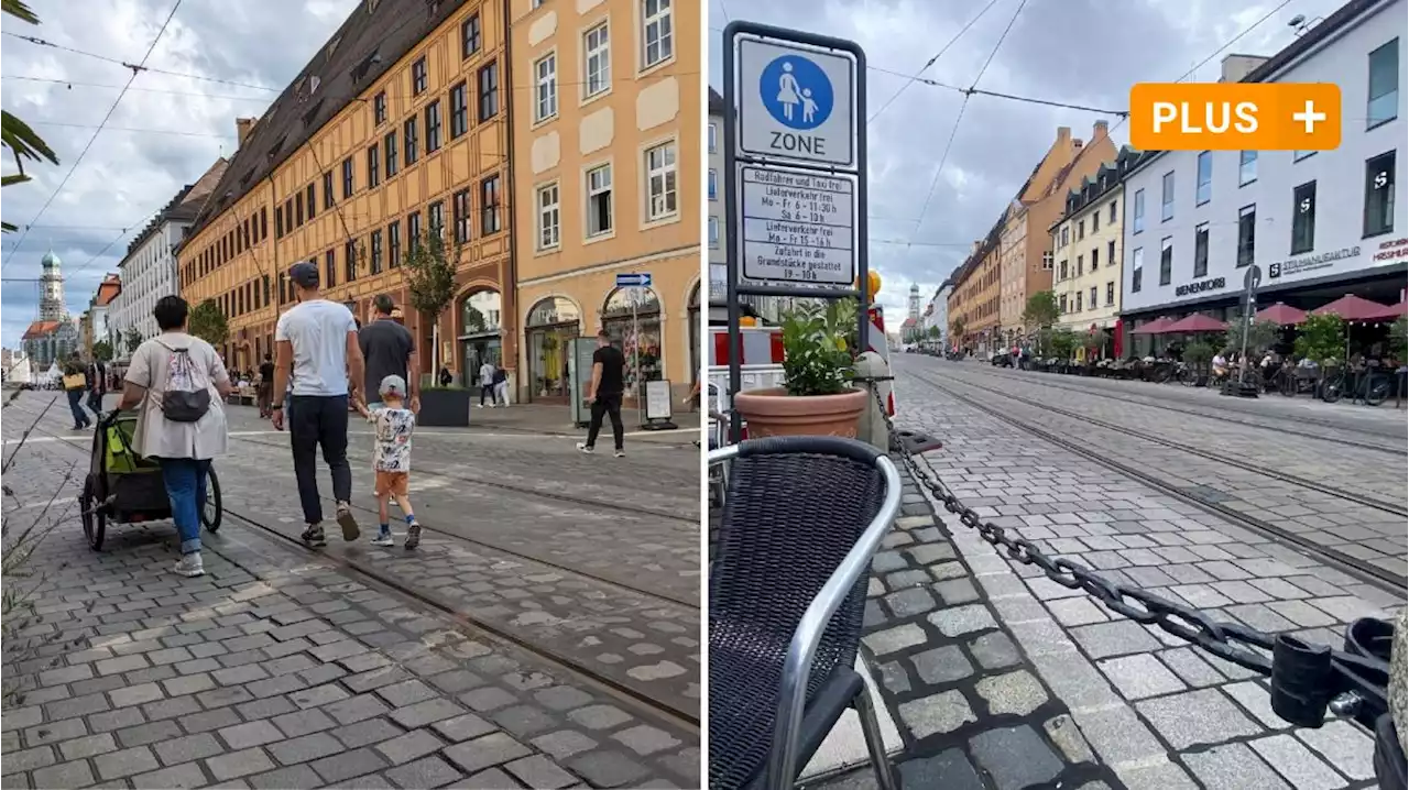 Nicht alle Augsburger Händler sind Fans der Maxstraßen-Fußgängerzone