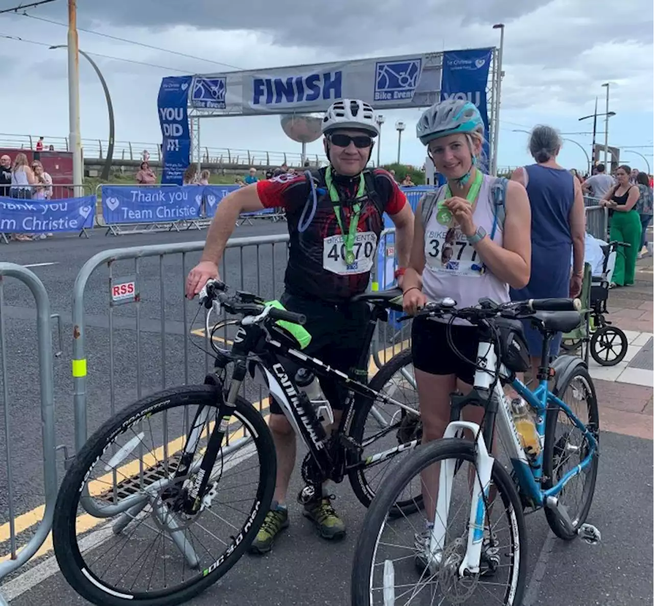 Preston father and daughter complete 60-mile cycle for Rosemere