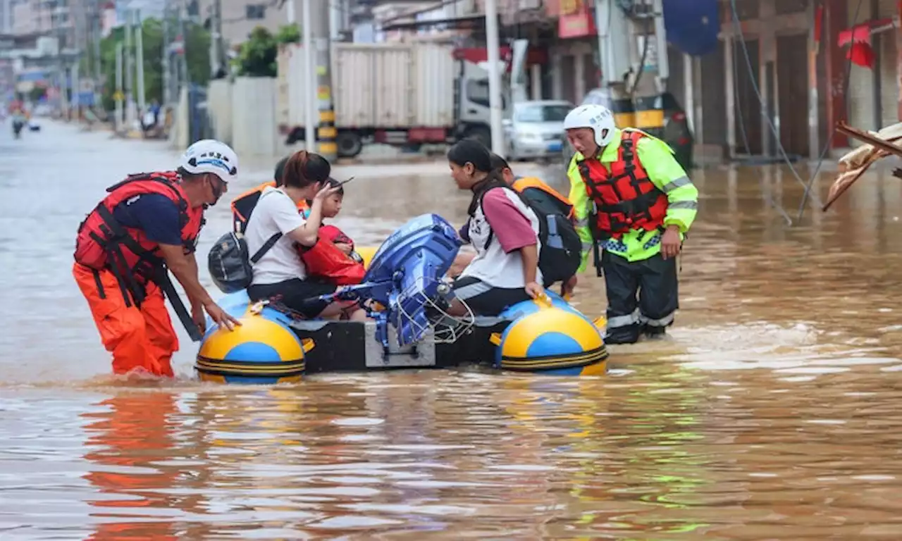 Thousands flee homes as deadly Typhoon Doksuri soaks Beijing and a second storm approaches China