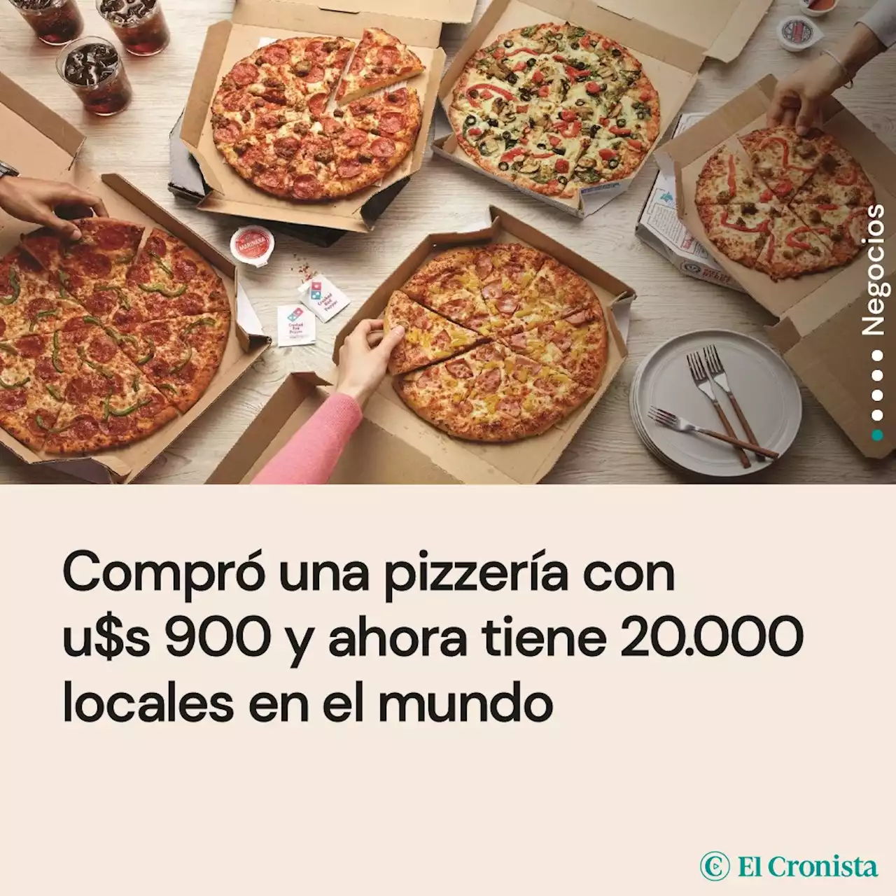 Compr� una pizzer�a con u$s 900 y ahora tiene 20.000 locales en el mundo: c�mo lo hizo