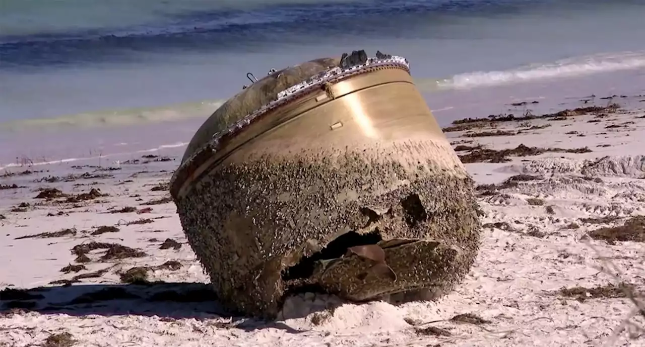 Mystery cylinder that washed up on Australian beach is Indian space debris, officials confirm