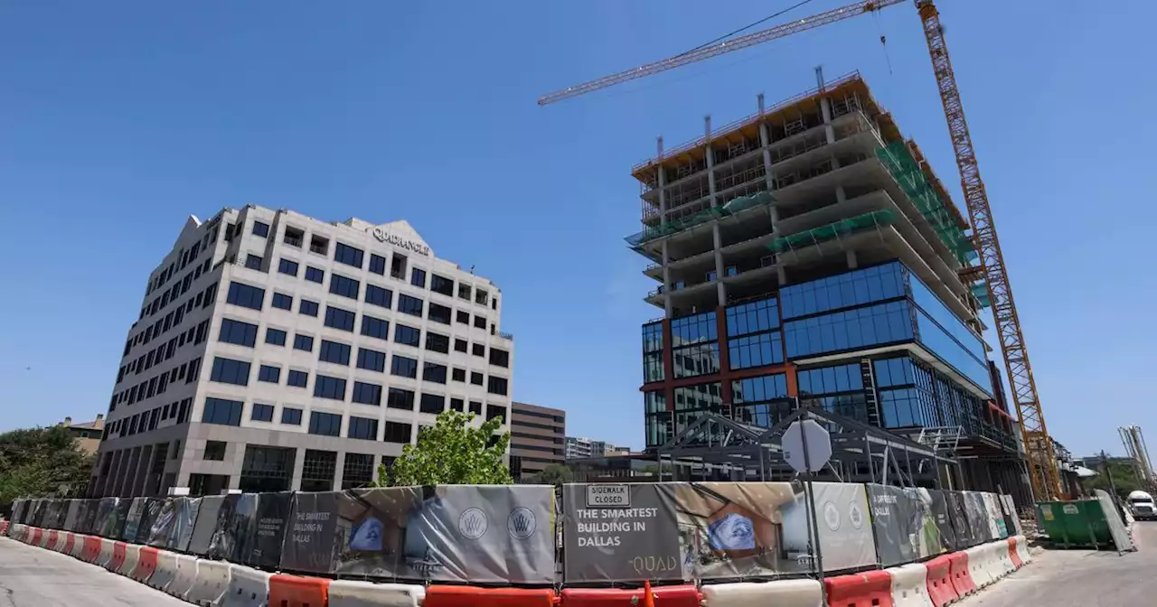 Uptown Dallas’ next office tower tops out construction in The Quad