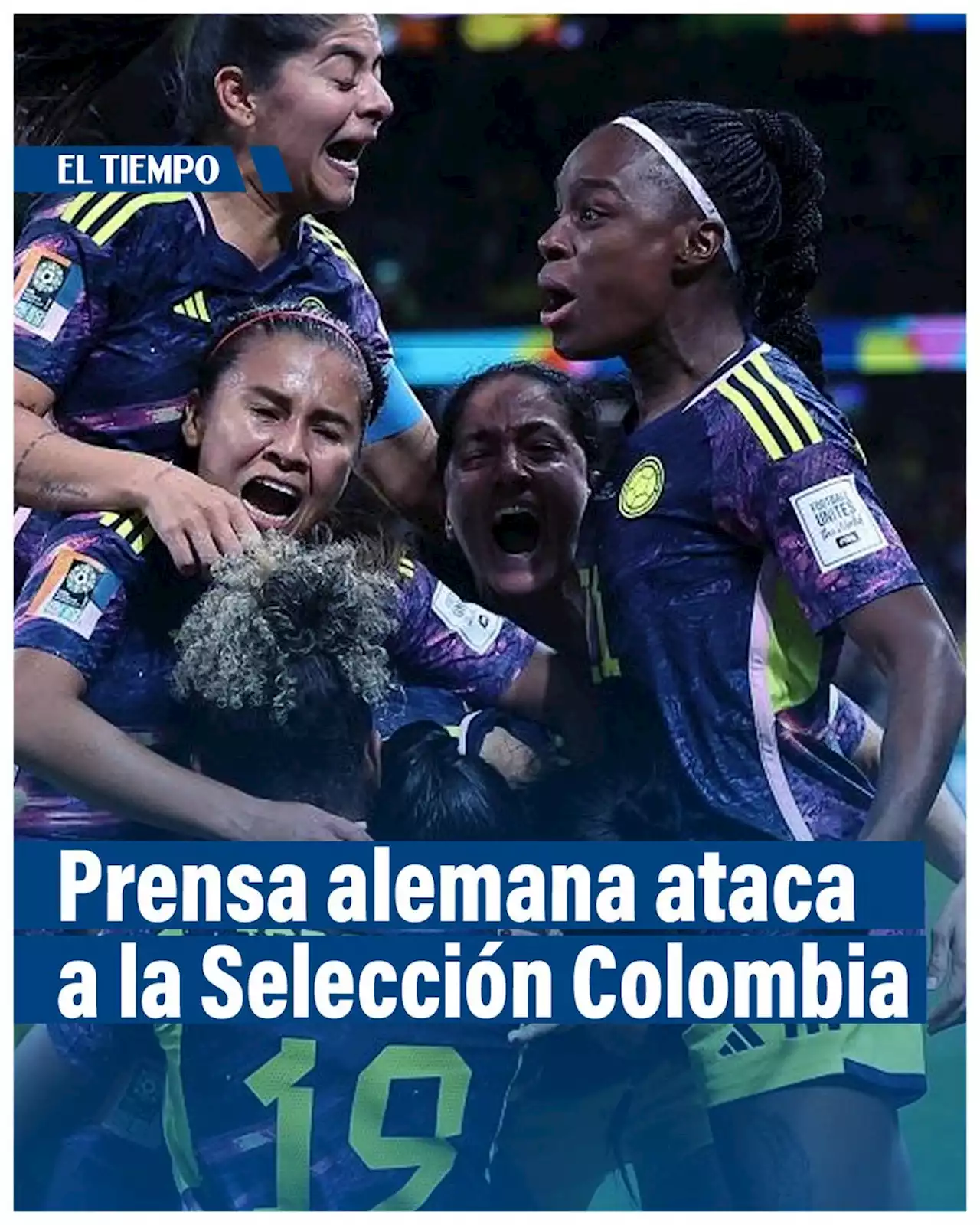 Selección Colombia recibe terrible ataque de la prensa alemana: 'antideportivas'