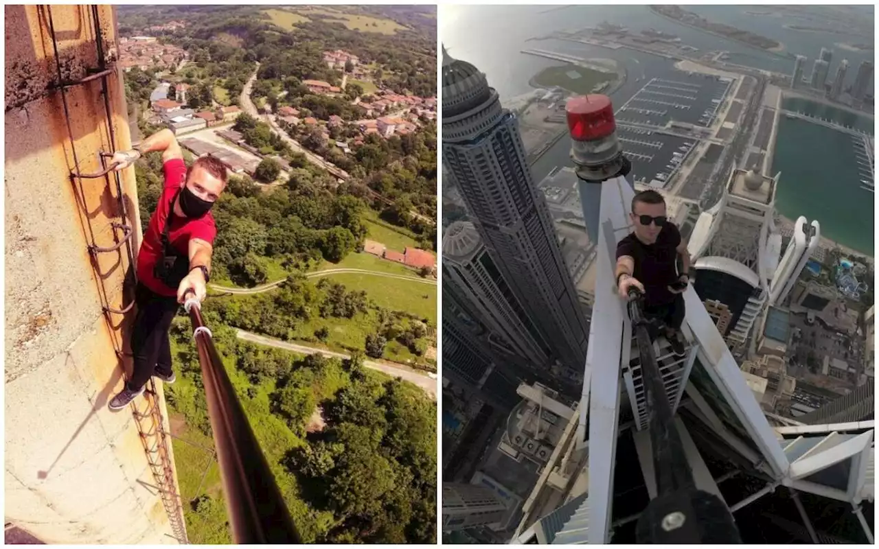 Influenciador famoso por escalar rascacielos murió al caer de uno: dejó foto final