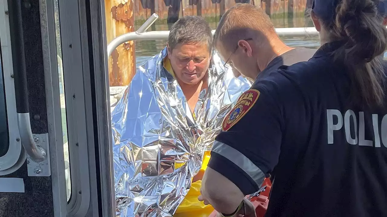 Long Island man treads water for 5 hours, creates makeshift flag before ocean rescue