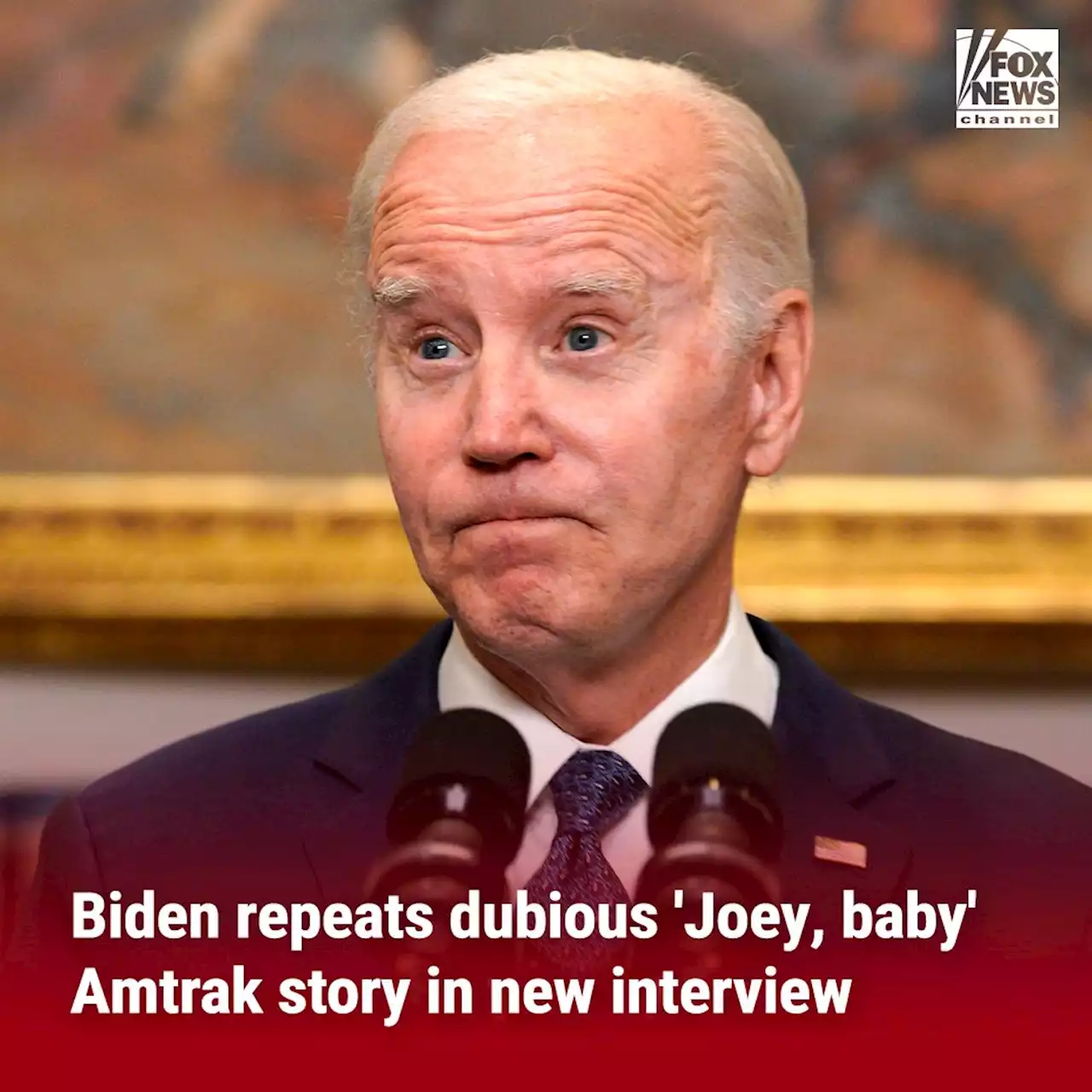 Biden repeats dubious 'Joey, baby' Amtrak story in new interview