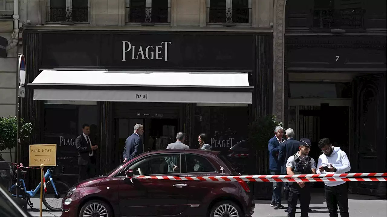 Braquage d'une bijouterie à Paris : une vidéo montre les malfaiteurs quitter tranquillement les lieux