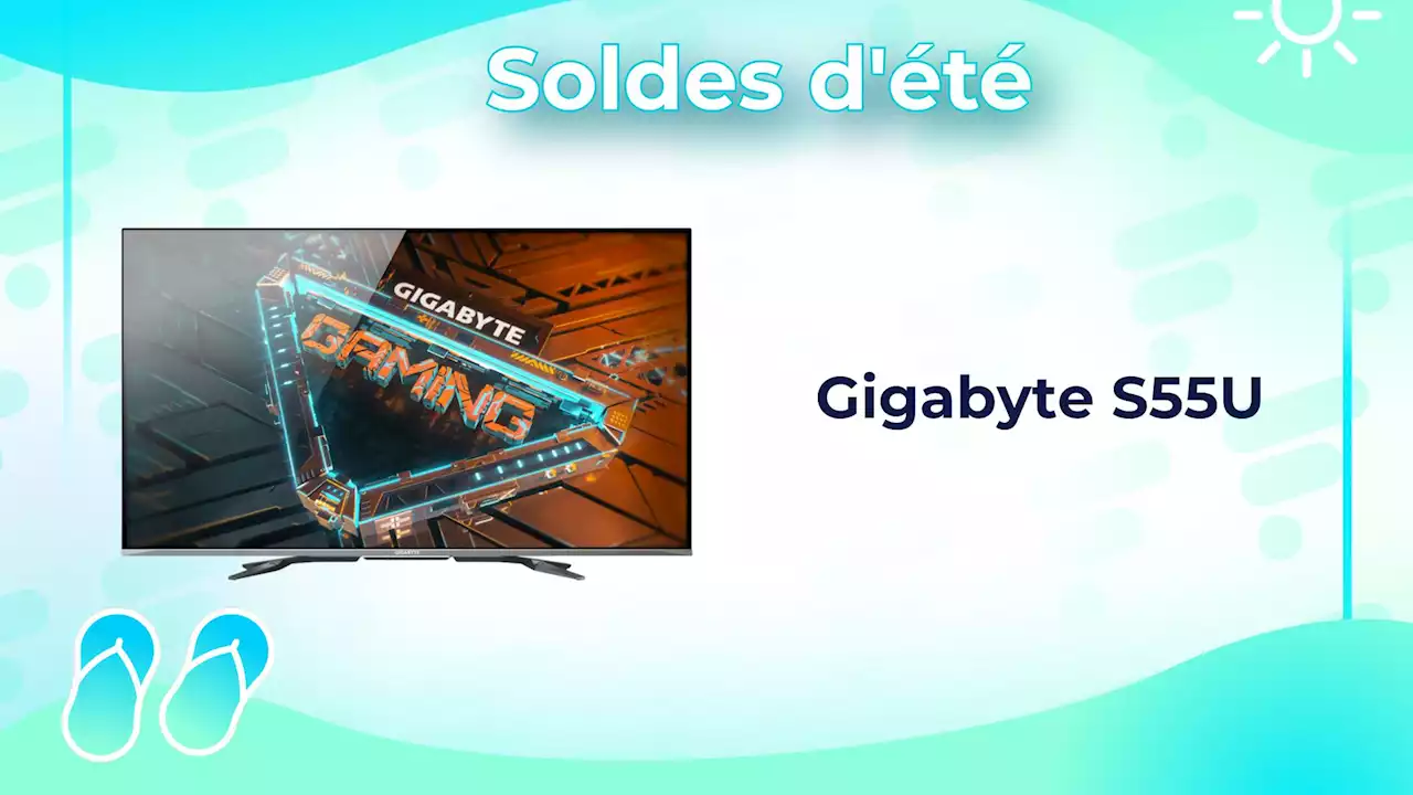 Gigabyte S55U : -33 % sur cet écran PC gamer de 55 pouces qui fait aussi TV