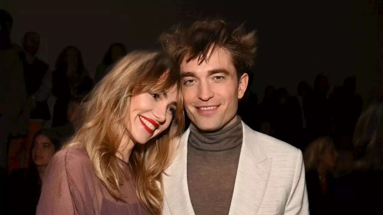 Robert Pattinson and Suki Waterhouse Hold Hands in Coordinated 'Barbie'-Inspired Looks