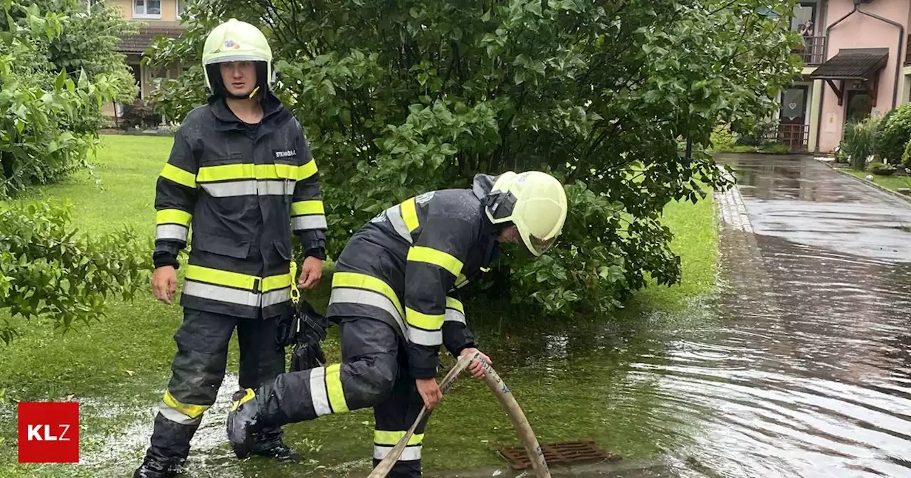 Starkregen: Schon wieder mussten die Feuerwehrpumpen ran