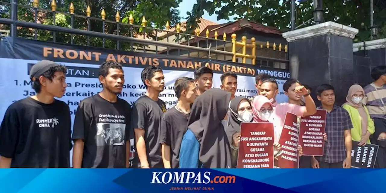 Tak Terima Rumah Guruh Soekarnoputra Disita, Massa Geruduk PN Jaksel