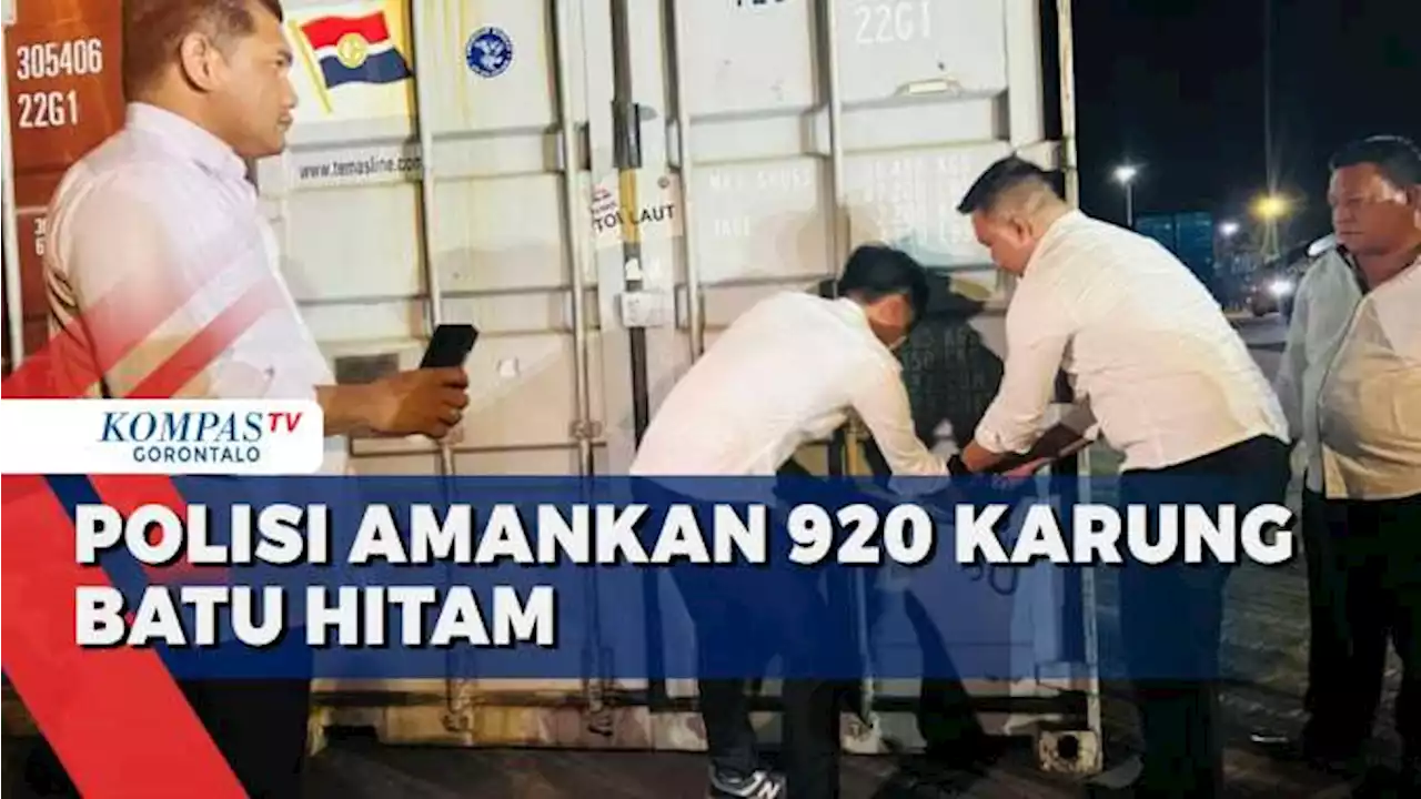 Polisi Mengamankan 920 Karung Batu Hitam Ilegal, 11 Orang Diperiksa