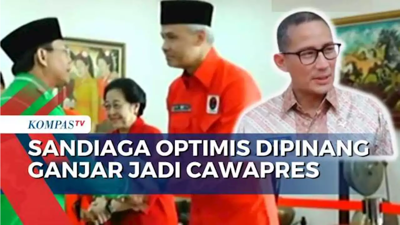 Sandiaga Optimis dan Siap Dipinang Ganjar Jadi Cawapres di Pemilu 2024