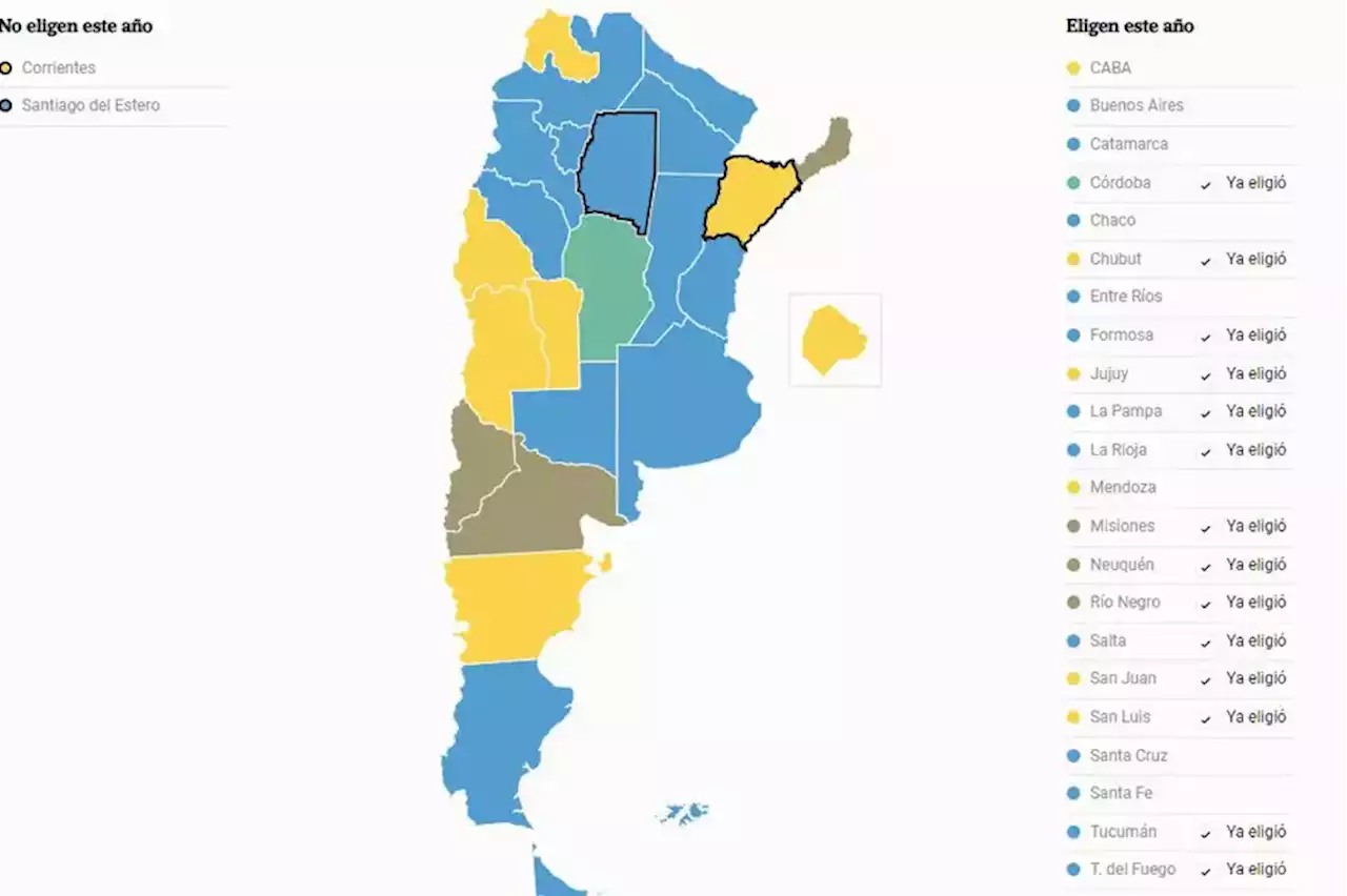 Elecciones 2023: una por una, las provincias donde la oposición dio el batacazo frente al oficialismo