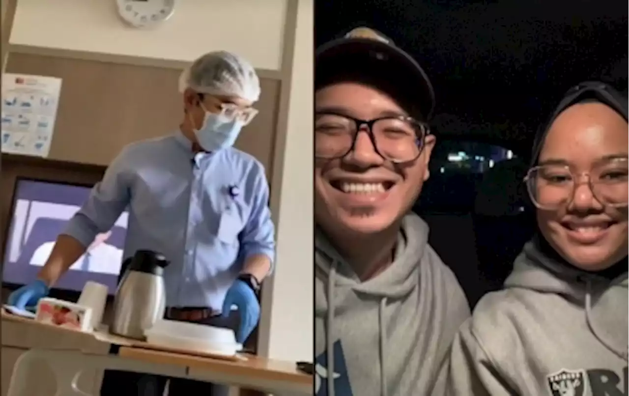 Malaysian woman’s hospital stay goes viral with loving hubby serving her meals (VIDEO)