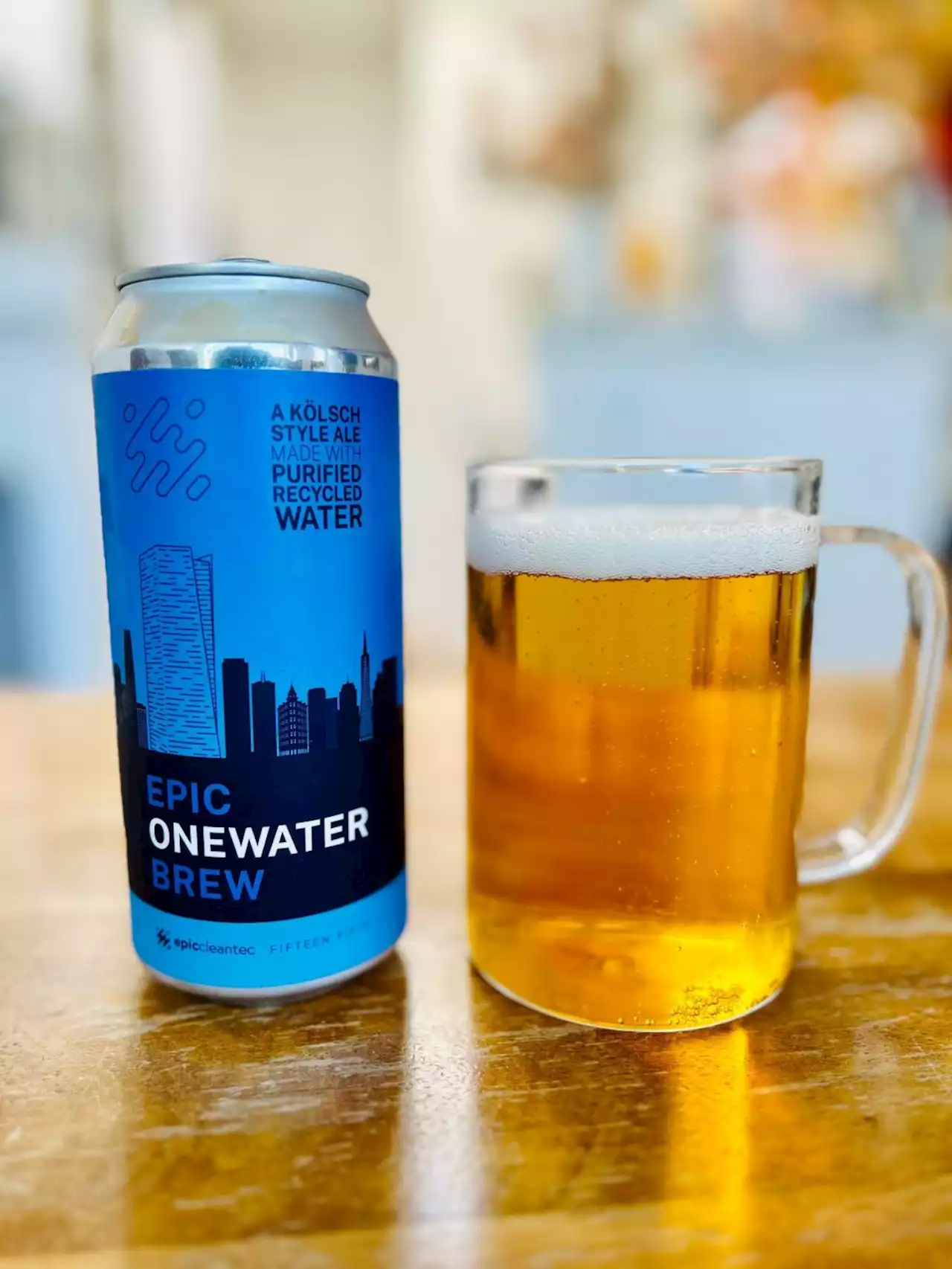 This beer is made from recycled San Francisco shower water