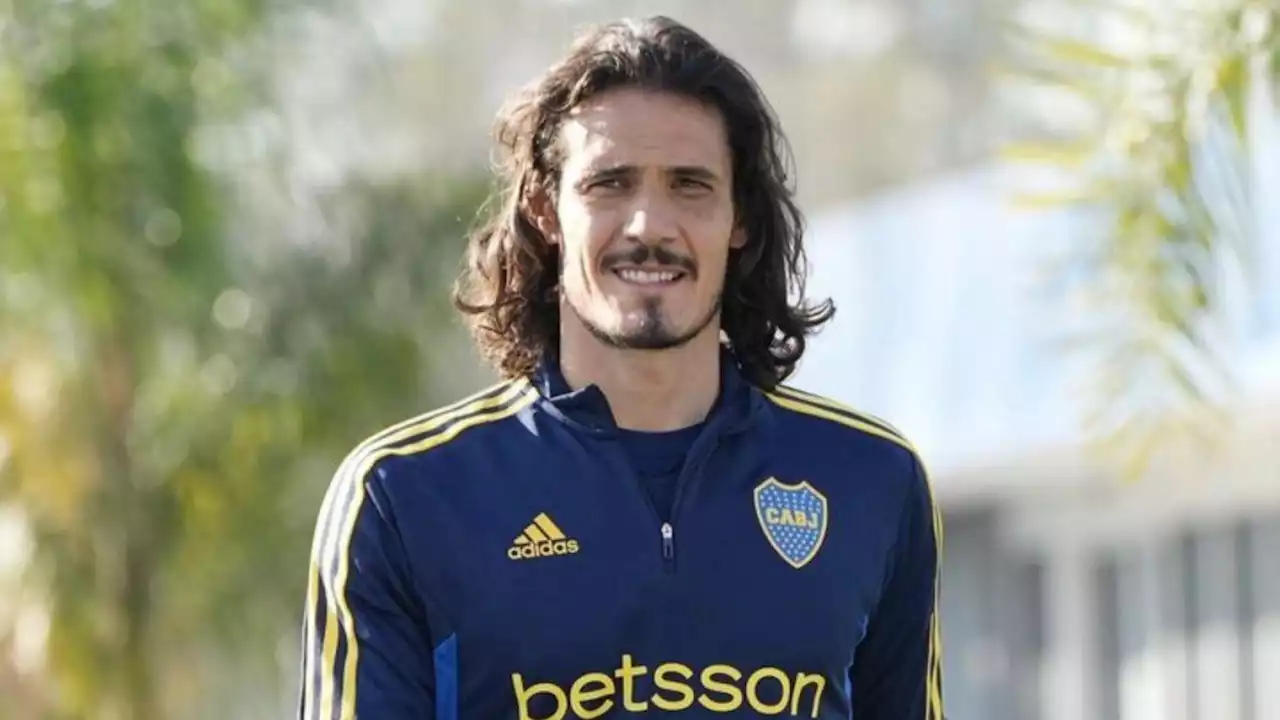 Así fue el primer entrenamiento de Cavani en Boca